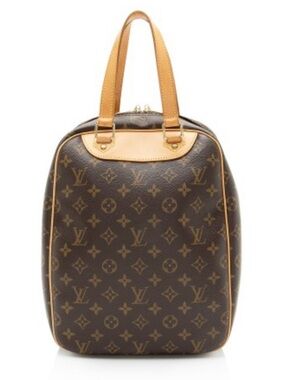 Louis Vuitton Monogram Canvas Excursion Unisex   9” by 13” by 5”.